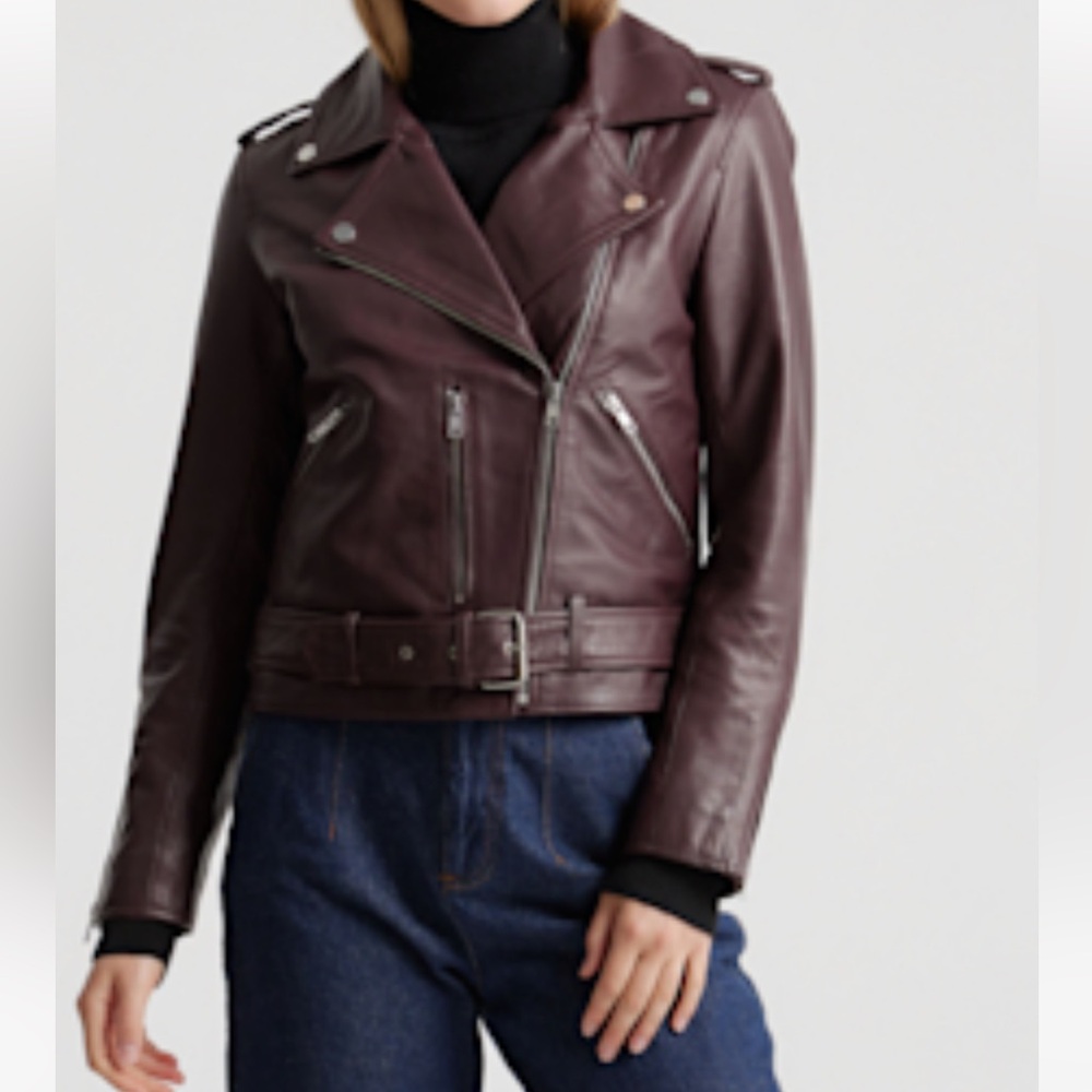 Quince: 100% Leather Motorcycle Jacket